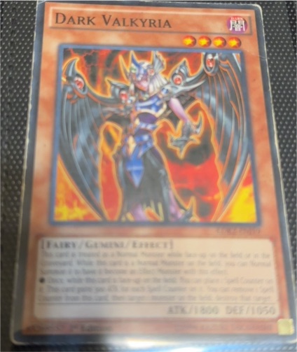 2004 Yu-Gi-Oh! LDK2-ENJ19 Dark Valkyria — front