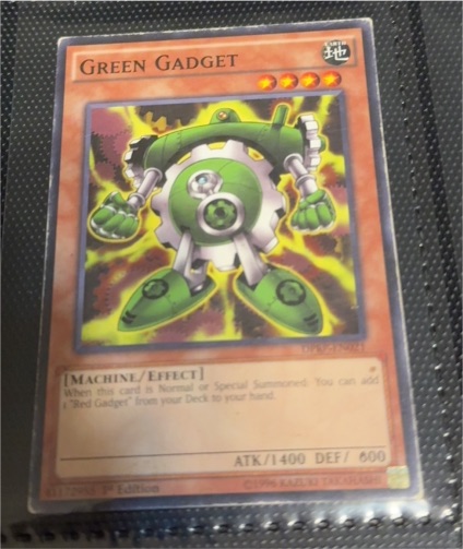 Yu-Gi-Oh! 2007 SD10-EN006 Green Gadget — front