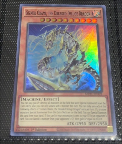 2017 Yu-Gi-Oh! MP24-EN127 Gizmek Okami, the Dreaded Deluge Dragon — front