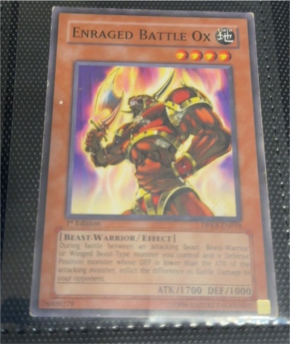 2002 Yu-Gi-Oh! IOC-070 Enraged Battle Ox — front