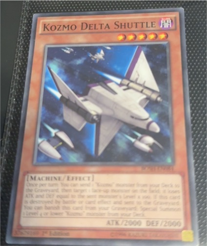 2014 Yu-Gi-Oh! BOSH-EN084 Kozmo Delta Shuttle — front