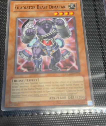 Yu-Gi-Oh! Gladiator Beast Dimacari GLAS-EN023 — front