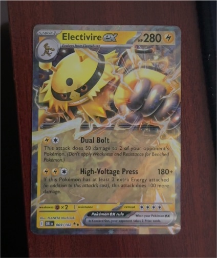 2023 Pokemon TCG SV: Destined Rivals #069 Electivire ex — front