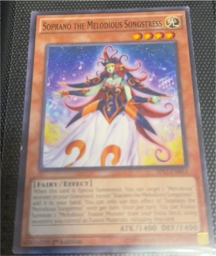 2015 Yu-Gi-Oh Crossed Souls #CROS-EN010 Soprano the Melodious Songstress — front