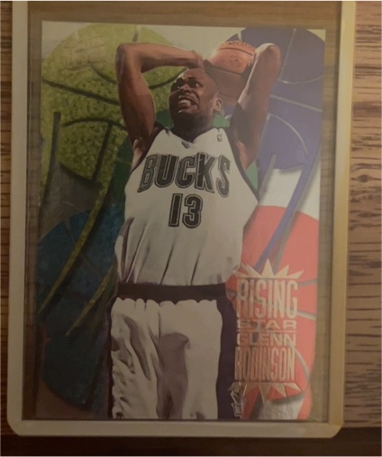 1995-96 Fleer Ultra #7 Glenn Robinson Rising Star — front