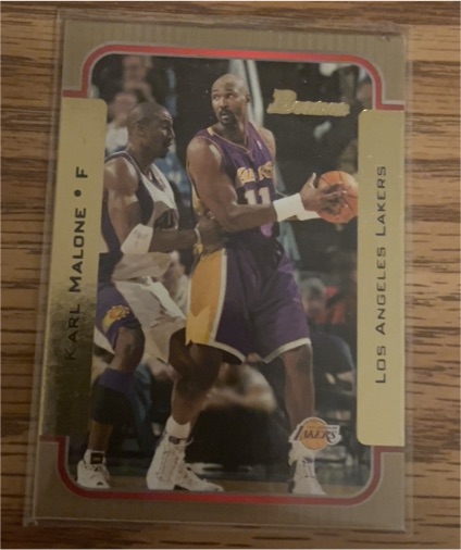 2003 Bowman #32 Karl Malone — front