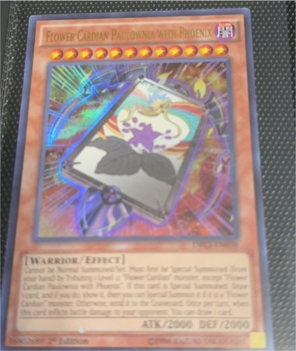 2023 Yu-Gi-Oh! Dragons of Legend: Unleashed #DRL3-EN038 Flower Cardian Paulownia with Phoenix — front