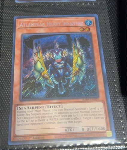 Yu-Gi-Oh! RA04-EN010 Atlantean Heavy Infantry — front