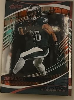 2025 Panini Absolute #2 Saquon Barkley — front