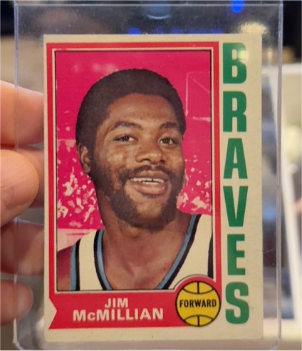 1974-75 Topps #38 Jim McMillian — front
