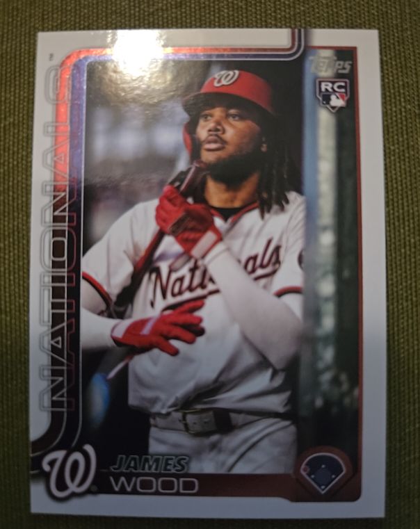 2025 Topps #181 James Wood — front