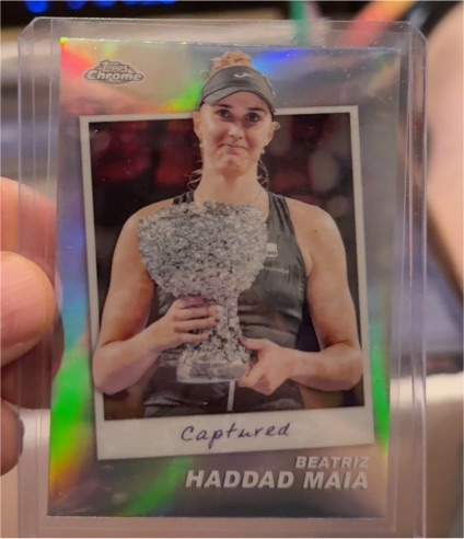 2024 Topps Chrome Tennis #CTD-BH Beatriz Haddad Maia Captured — front