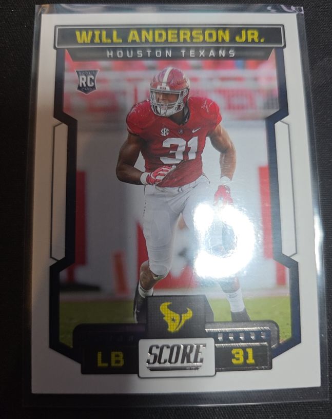 2023 Panini Score #374 Will Anderson Jr. — front