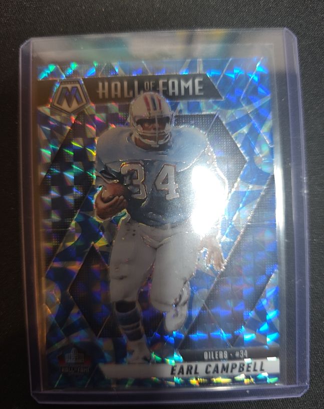 2020 Panini Mosaic Hall of Fame #HOF-34 Earl Campbell — front