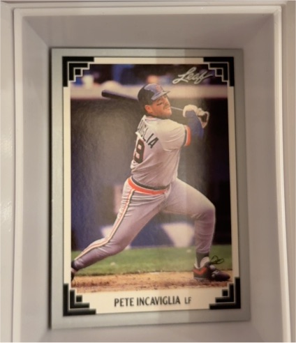 1991 Leaf #366 Pete Incaviglia — front