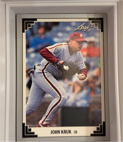 1991 Leaf #278 John Kruk — front