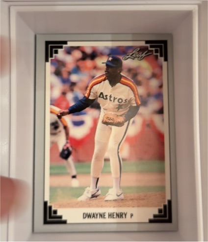 1991 Leaf #329 Dwayne Henry — front