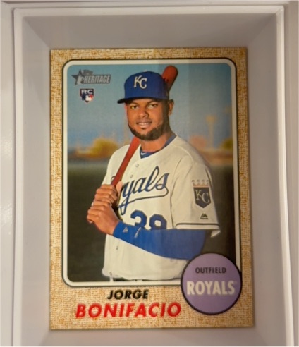 2017 Topps Heritage #559 Jorge Bonifacio — front