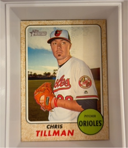 2017 Topps Heritage #207 Chris Tillman — front