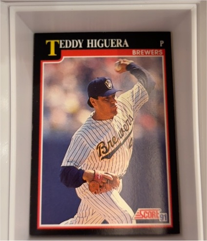 1991 Score #260 Teddy Higuera — front