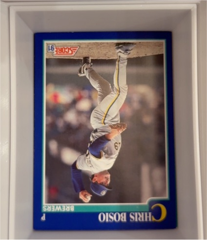1991 Score #91 Chris Bosio — front