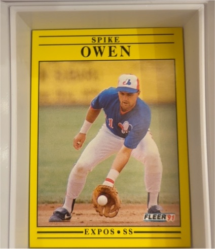 1991 Fleer #250 Spike Owen — front
