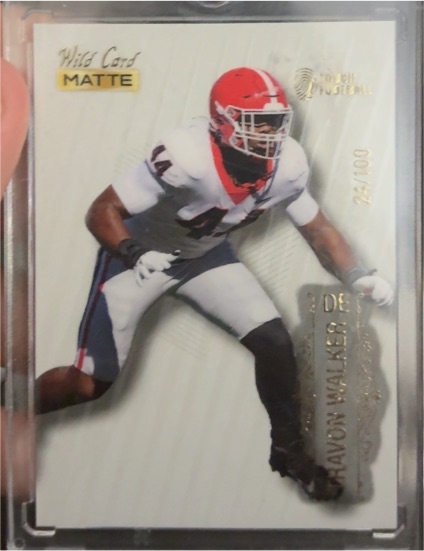 2022 Wild Card Matte White #MB-112 Travon Walker — front
