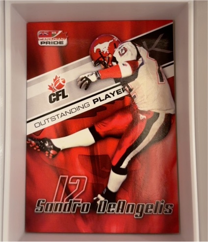2007 Panini Canadian Pride CFL #12 Sandro DeAngelis — front