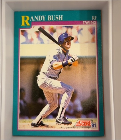 1991 Score Randy Bush #Randy Bush Minnesota Twins — front