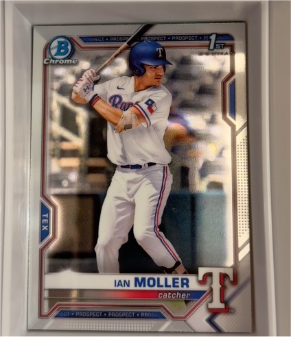 2021 Bowman Draft Chrome #BDC-42 Ian Moller — front