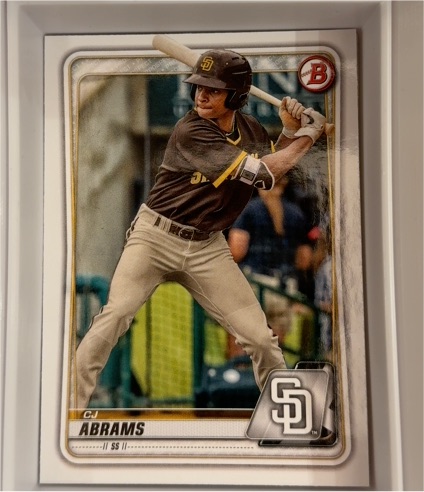 2020 Bowman Draft #BD-189 CJ Abrams — front
