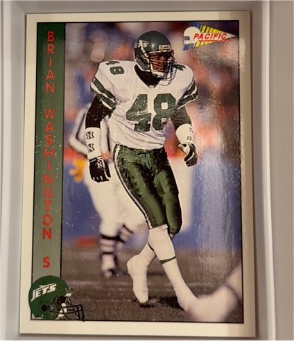 1992 Pacific #227 Brian Washington — front