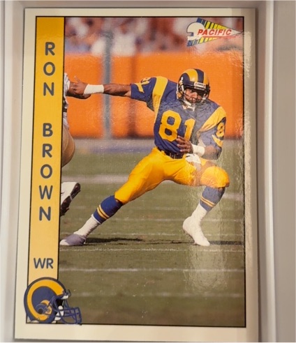 1992 Pacific #161 Ron Brown — front