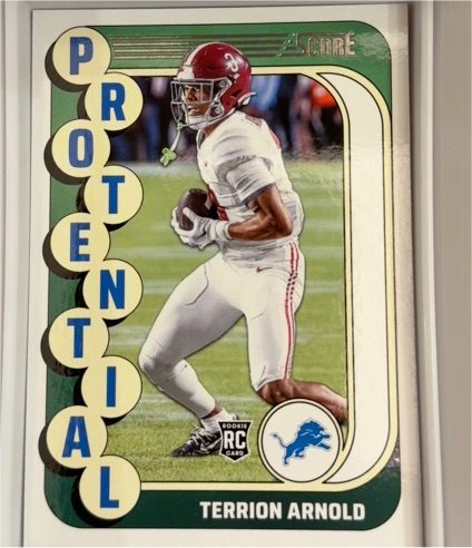 2024 Score #13 Terrion Arnold Protential — front