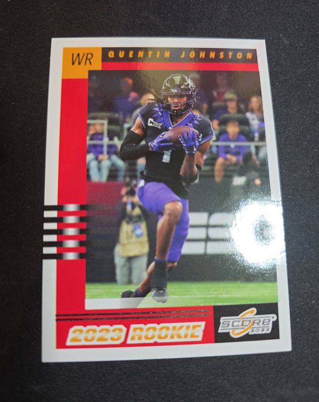 2023 Panini Score #6 Quentin Johnston — front