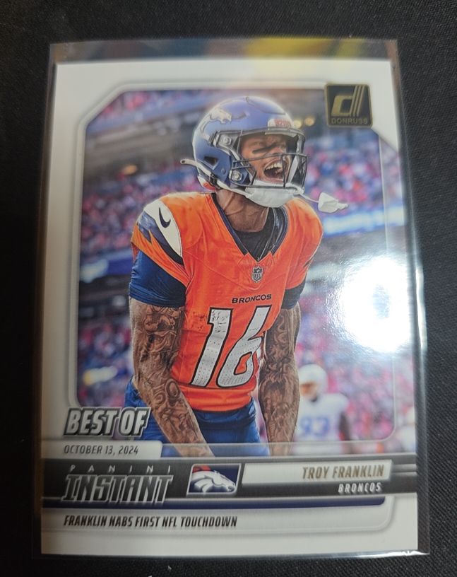 2025 Donruss Best Of Instant #INS-TFN Troy Franklin — front