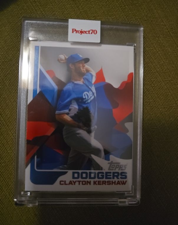 2021 Topps Project 70 #37 Clayton Kershaw — front