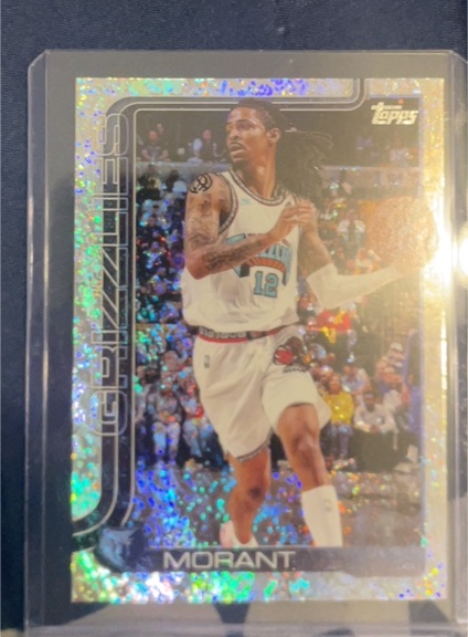 2025-26 Topps Basketball Target Blackout #182 Ja Morant — front