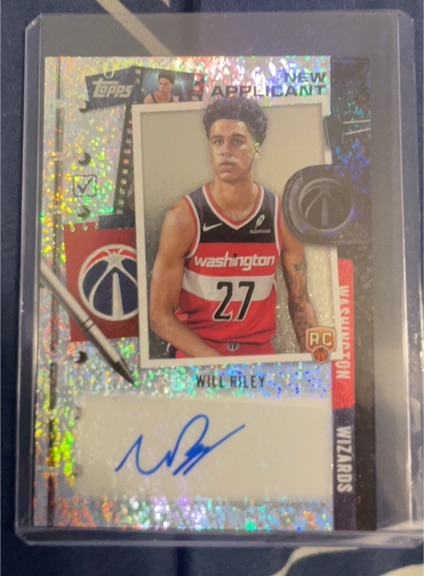 2025-26 Topps #NA-WR Will Riley New Applicant Autograph — front