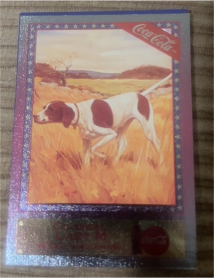 1995 Coca-Cola Series 4 #SF-6 Colonial Lady M — front