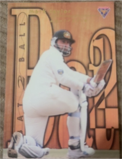 1995/96 Futera Cricket Bat 2 Ball — front