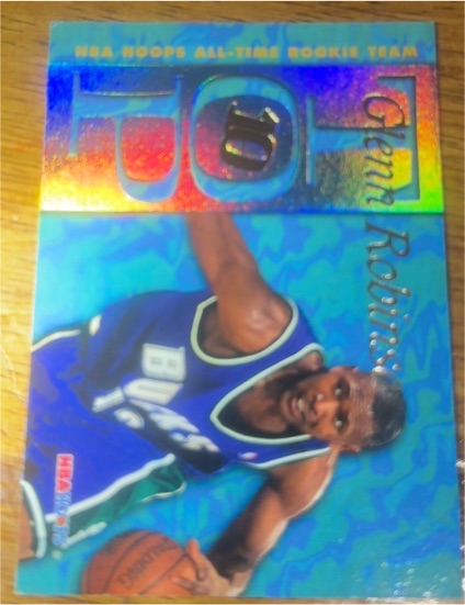 1995-96 NBA Hoops Top 10 #AR9 Glenn Robinson — front