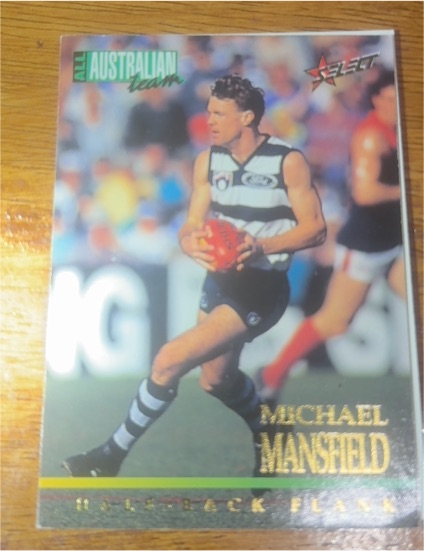 1995 Select All Australian Team #AA10 Michael Mansfield — front