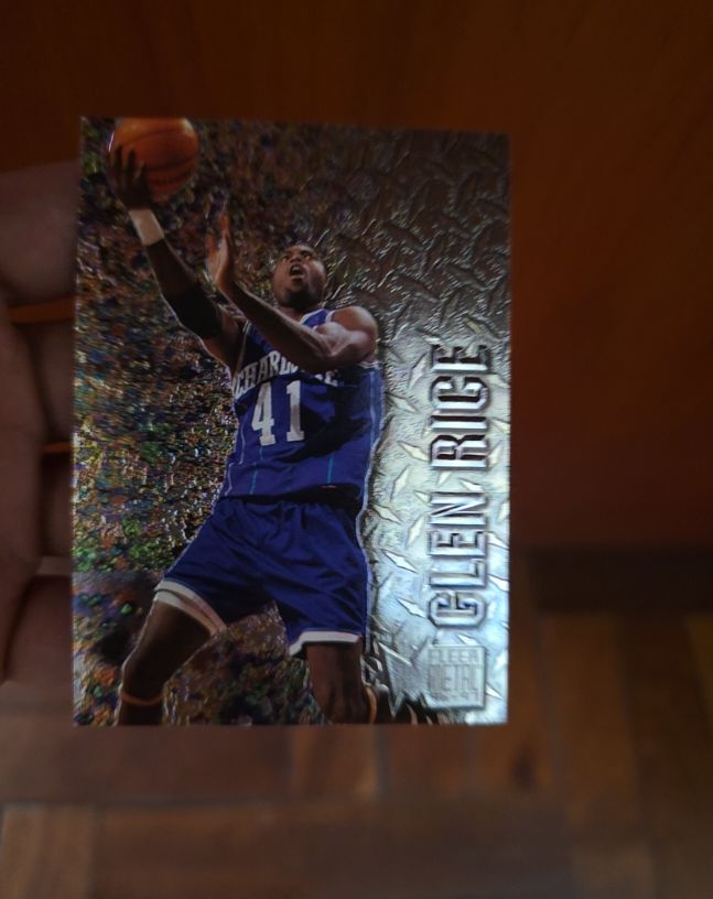 1996-97 Fleer Metal #10 Glen Rice — front