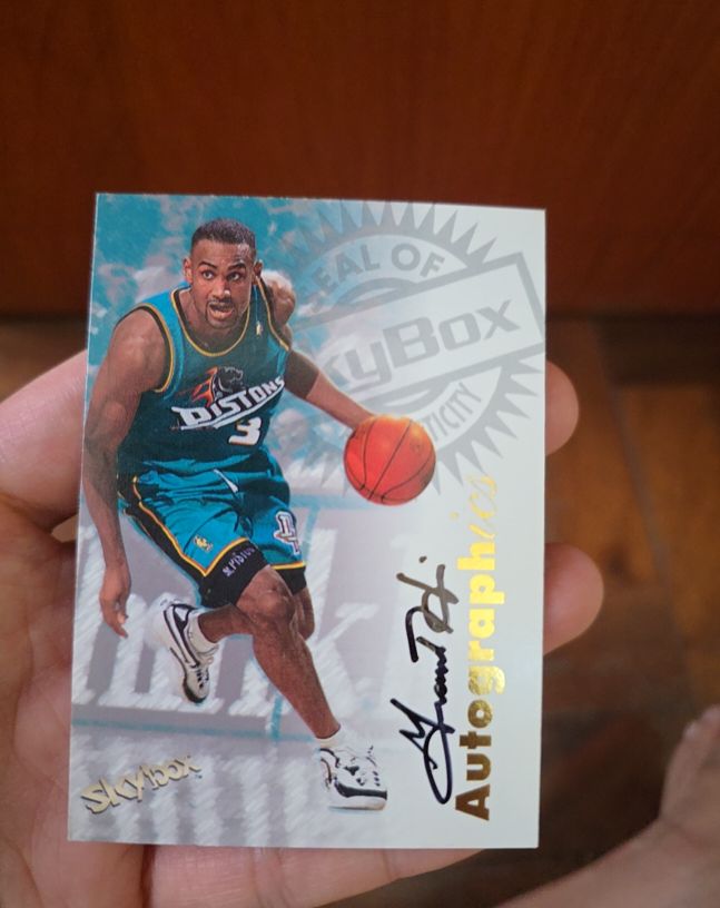 1997-98 Skybox Premium Autographics #Grant Hill — front