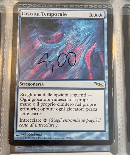 2003 Magic: The Gathering #52 Temporal Cascade — front