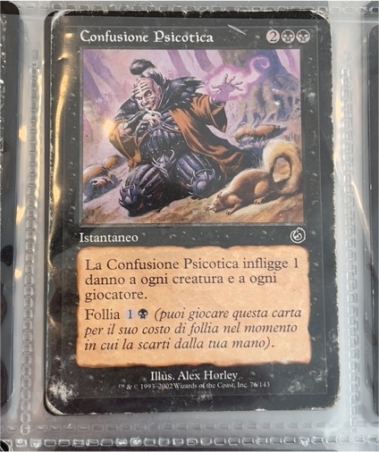 2002 Magic: The Gathering #76 Psychotic Haze — front