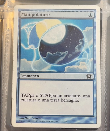 2003 Magic The Gathering 8th Edition #111 Manipulator — front