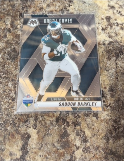 2025 Panini Mosaic Brazil Games #263 Saquon Barkley — front