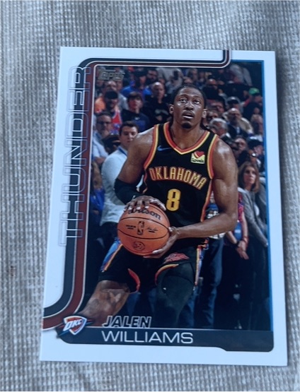 2025-26 Topps #116 Jalen Williams — front